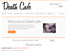 Tablet Screenshot of deathcafe.com